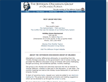 Tablet Screenshot of jdg.thejeffersonproject.org